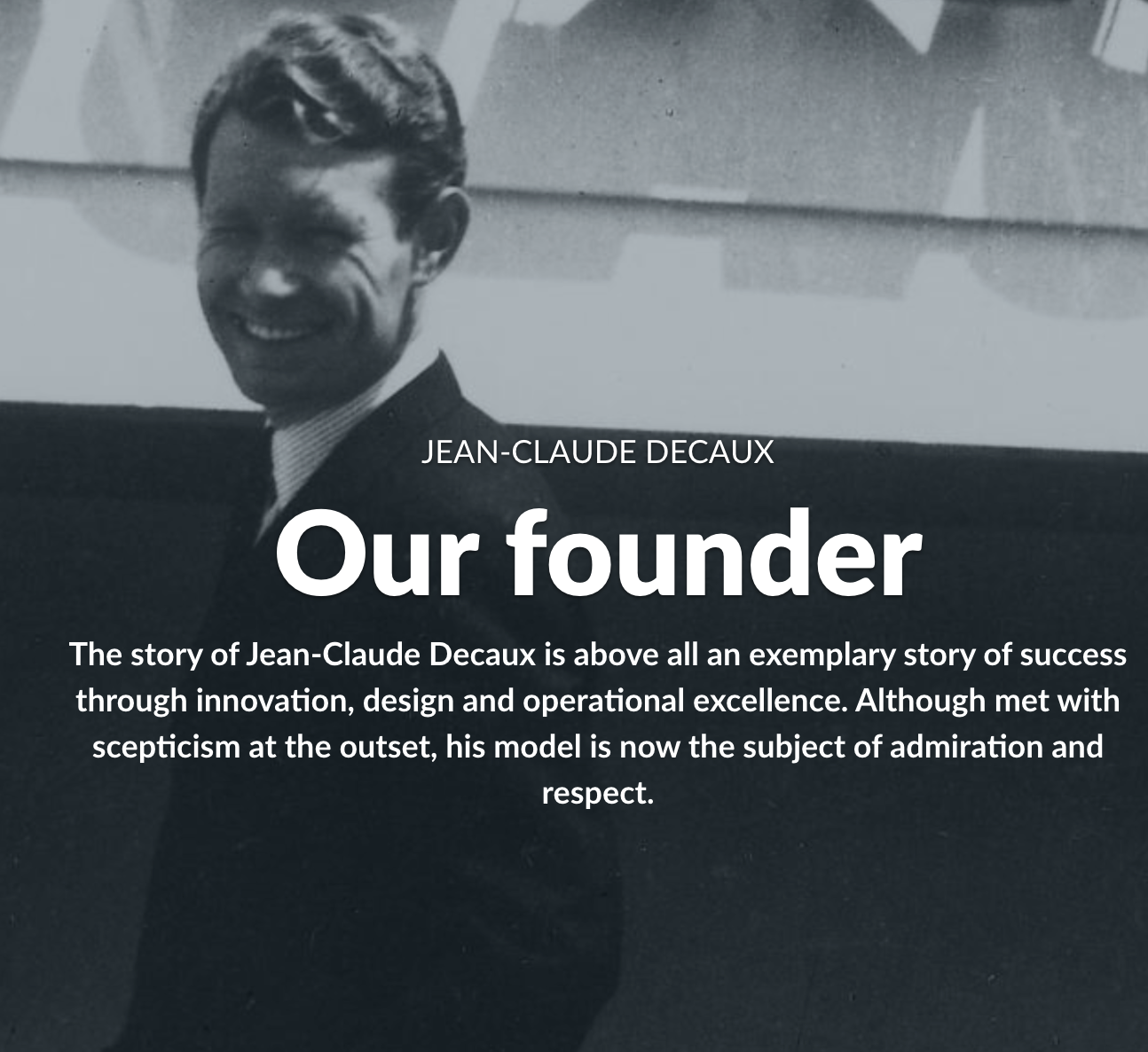 JCDecaux Belux founder