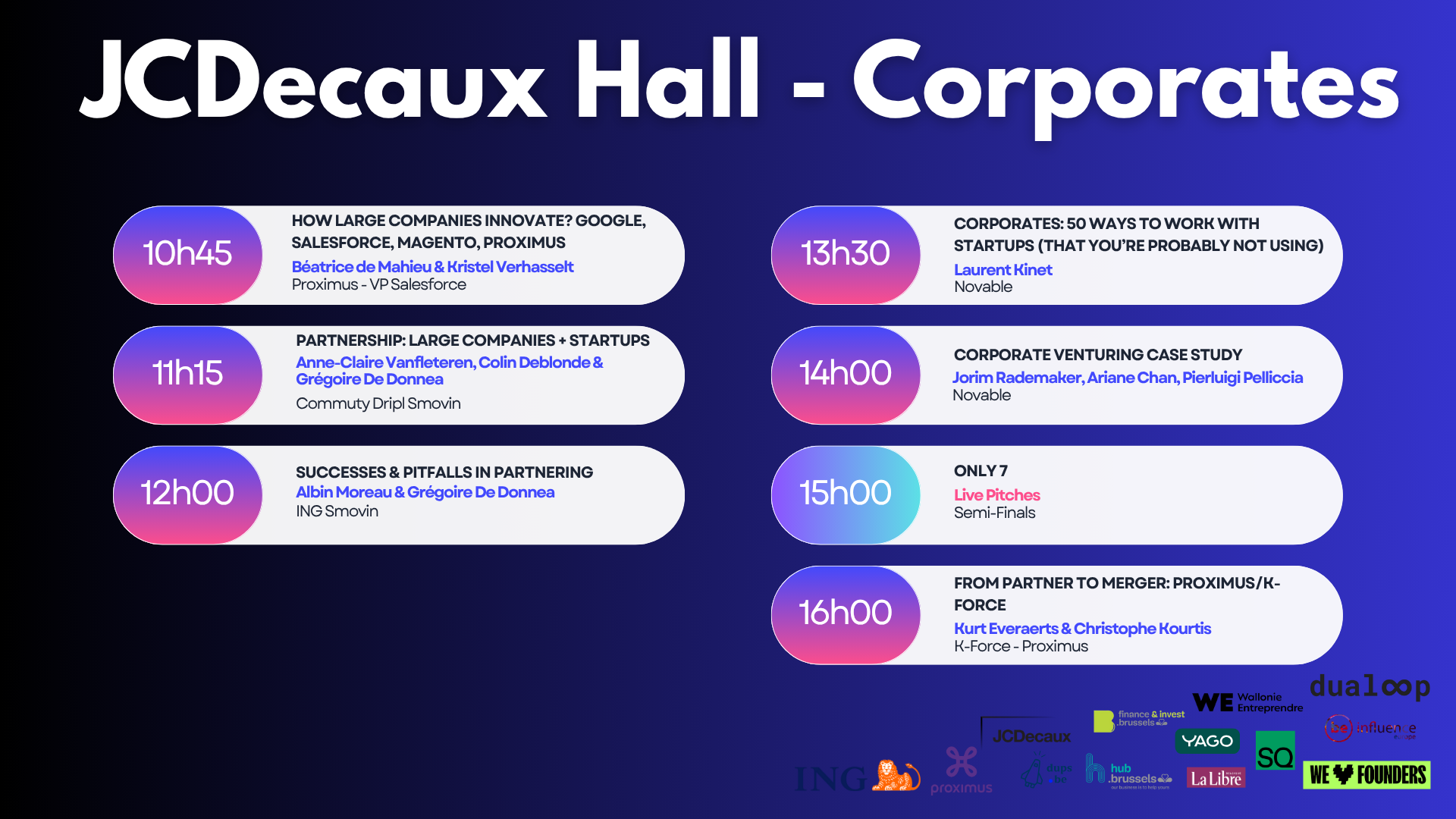 BSA - JCDecaux Hall Agenda_V