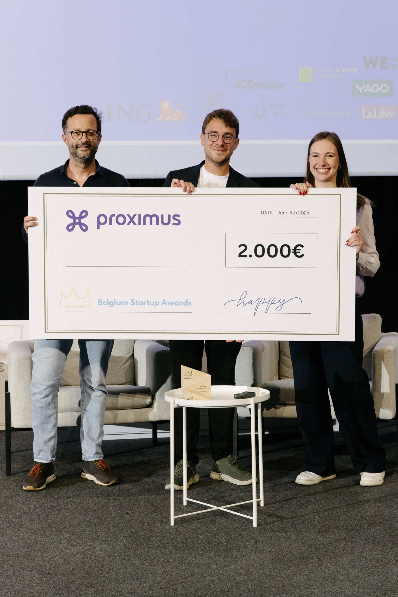 Ugani Belgium Startup Awards Winner